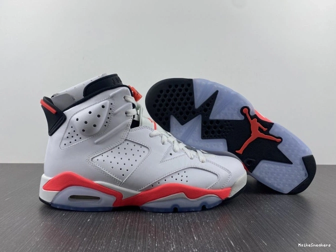 MaikeSneakers White 6 Jordan (2014) 384664-123 Retro Infrared 0729